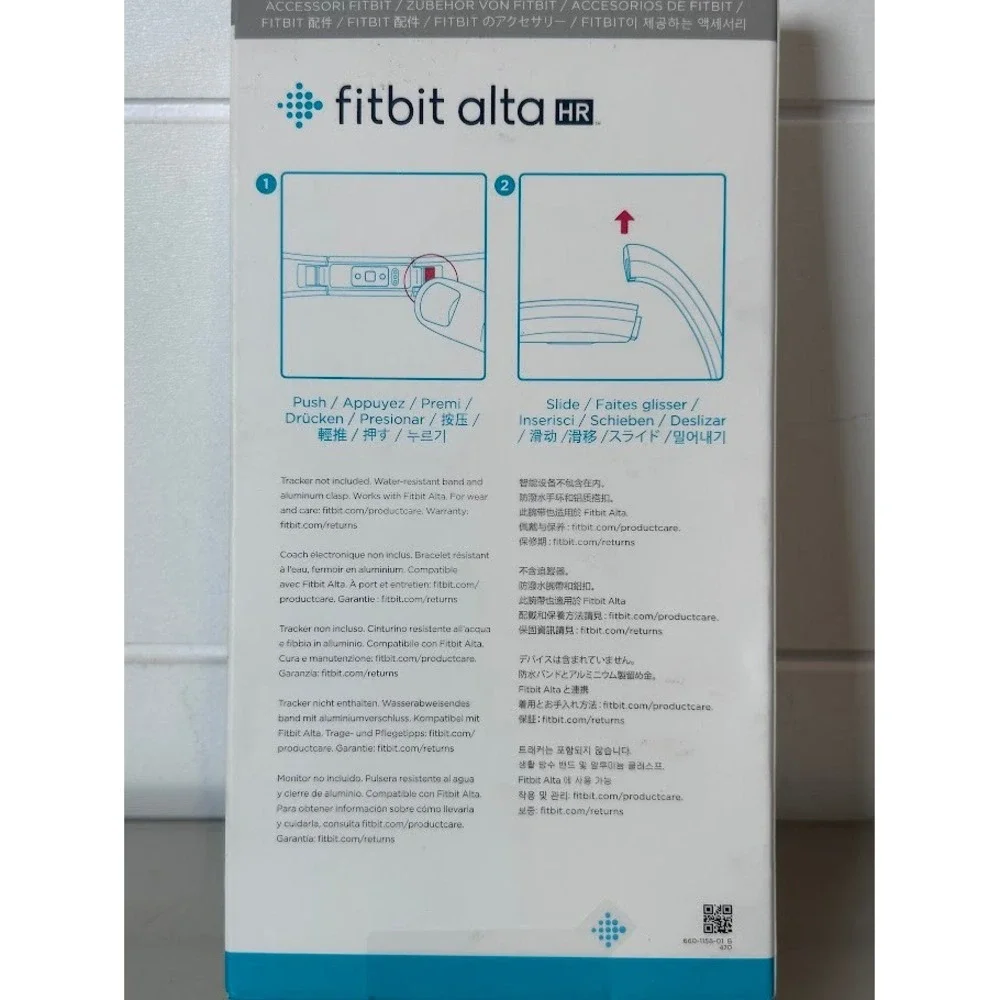 Fitbit Alta HR Classic Accessory Band Bracelet, Small,‎ Pink Replacement